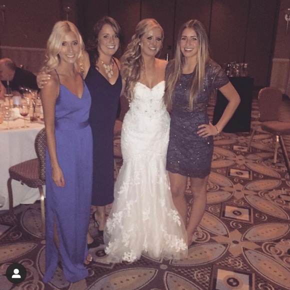 Blue Floor Length Dress - Picture 4 of 4